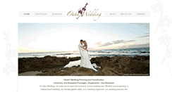 Desktop Screenshot of oahuwedding.com